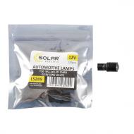 Автолампа накаливания Solar LED 12V T10 W2.1x9.5d 1SMD 0,5W with lens white 10 шт. (LS289_P)
