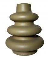 Ваза керамічна Nana ceramics Ліберті 26 см муар капучино