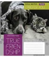 Тетрадь школьная 96 листов линия 1В True Frendship (763688) 1 вересня