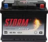 Аккумулятор автомобильный STORM 6СТ-60Ah Євро 60Ah 480A 12V «+» справа (6СТ-60Ah)