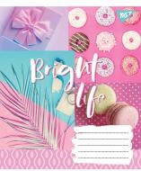 Зошит шкільний 96 аркушів лінія Bright Life (764191) YES