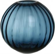 Ваза стеклянная Wrzesniak Glassworks аквариум Stripe 18,5 см синяя 17-6435