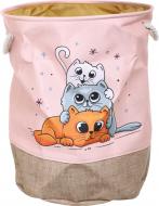 Корзина для игрушек HW Котики 40х40х50 см NULL
