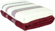Набор полотенец MAKSIM 2 шт. 50x100 см бордовый