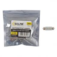 Автолампа накаливания Solar LED 24V SV8.5 T11x36 6leds white 10 шт. (LF195_P)