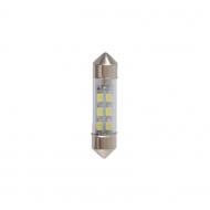 Автолампа накаливания Solar LED 24V SV8.5 T11x36mm 6smd 3528 white 10 шт. (LS363_P) Автолампа накаливания Solar LED 24V SV8.5 T11x36mm 6smd 3528 white 10 шт. (LS363_P)