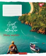 Тетрадь школьная 96 листов линия Many worlds! (766508) YES