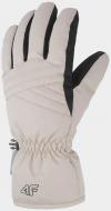 Рукавички 4F GLOVES FNK F106 4FWAW23AFGLF106-83S р.L бежевий