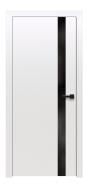 Блок дверной ОМиС IMPRESS 10.1 ВG левый ПО черное стекло 960 мм белый