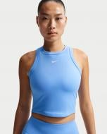 Топ Nike W NK ONE FITTED DF CROP TANK FN2806-414 р.XS голубой