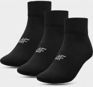 Шкарпетки 4F SOCKS CAS M204 (3PACK) 4FAW23USOCM204-20S р.43-46 чорний 3 пари шт.