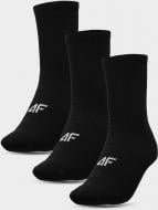 Шкарпетки 4F SOCKS CAS M205 (3PACK) 4FAW23USOCM205-20S р.43-46 чорний 3 пари шт.