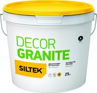 Декоративная штукатурка Siltek Decor Granite 25 кг серый