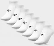 Носки 4F SOCKS CAS F215 (7PACK) 4FWAW23USOCF215-10S р.39-42 белый 5 пар шт.