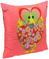 Подушка Руно Owl Red розовый 50х50 см 306_Owl Red