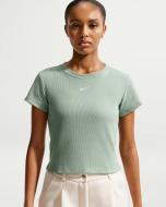 Футболка Nike W NSW RIB TGHT SS TEE HV4994-006 р.S зеленый