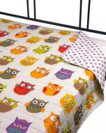 Покрывало Руно Совы 150х212 см разноцветный 360.137_Сови