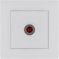 Розетка TV проходная Makel Rizz IP20 белый 88001007