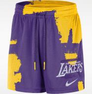 Шорты Nike LAL MNK DF PRAC MESH SHORT CTS HV9707-504 р. M фиолетовый