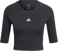 Футболка Adidas W SPRT4IA CROP GL3924 р.2XS черный