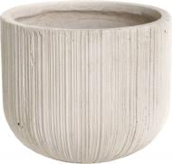 Горщик керамічний Engard Гауда круглий 35,7 л бежевий (GA17-2)