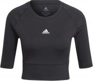 Футболка Adidas W SPRT4IA CROP GL3924 р.XS черный
