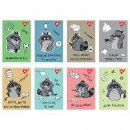 Блокнот YES 48 лист. клетка Smart raccoon 152107