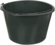 Ведро обычное садовое с носиком 12 л черный