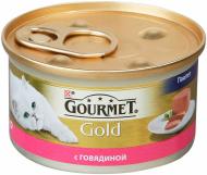 Корм Gourmet Gold паштет с говядиной 85 г