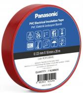 Изолента Panasonic 0,125х18 мм 20 м красная ПВХ WCMT20RDARJ