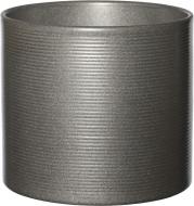 Кашпо керамічне Scheurich Linara круглий 2,5 л срібний