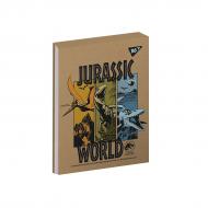 Блокнот YES 80 лист. клетка Jurassic World крафт