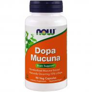 Мукуна Гаряча, Dopa Mucuna, Now Foods, 90 капсул