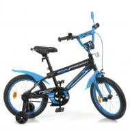 Велосипед детский PROF1 16" Inspirer SKD75 черный с синим Y16323-1