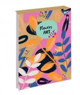 Блокнот YES 80 лист. клетка Flowers art