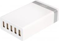 Мережевий зарядний пристрій JUST Family Quint USB Wall Charger 8 A/40 W 5USB WCHRGR-FMLY-WHT