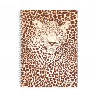 Блокнот А5 120 аркушів крапка Animal Print Leopard 50036592L Herlitz