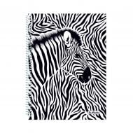 Блокнот А5 120 листов точка Animal Print Zebra 50036592Z Herlitz