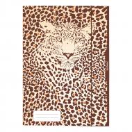 Папка на резинке картонная А4 Animal Print Leopard 50036615L Herlitz