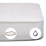 Наматрасник шелковый MirSon Стандарт Silk 294 водонепроницаемый с резинкой по периметру 26х180x190 см