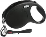 Поводок-рулетка Flexi Classic M-L черный до 35 кг 5 м