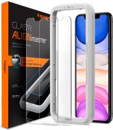 Захисне скло Spigen для для Apple iPhone 11/XR AlignMaster Glas tR (2 pack) Clear (AGL00101)