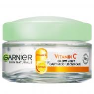 Гель день-ніч Garnier Skin Naturals з вітаміном С для тьмяної шкіри обличчя з ефектом сяяння та вирівнювання тону 50 мл