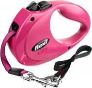 Поводок-рулетка Flexi City розовый до 35 кг 2 м