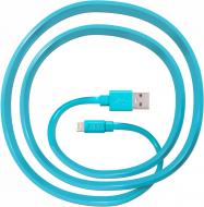 Кабель JUST Lightning – USB 1,2 м голубой (LGTNG-FRDM-BL) Кабель JUST Lightning – USB 1,2 м голубой (LGTNG-FRDM-BL)
