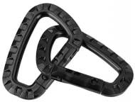 Карабин ТАКТИЧЕСКИЙ ПЛАСТИКОВИЙ ABS (2 ШТ.) [019] BLACK, ЕДИНЫЙ