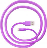Кабель JUST Lightning – USB 1,2 м розовый (LGTNG-FRDM-PNK)