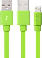 Кабель JUST USB – microUSB 1.2 м зеленый (MCR-FRDM-GRN)
