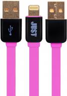 Кабель JUST Lightning – USB 1,2 м розовый (LGTNG-RNBW-PNK)