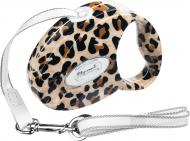 Поводок-рулетка Flexi Fashion Ladies Leopard S до 12 кг 3 м